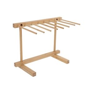 Bamboo Pasta Drying Rack With 8 Bars Size 14''x 9''x 12'' NEW